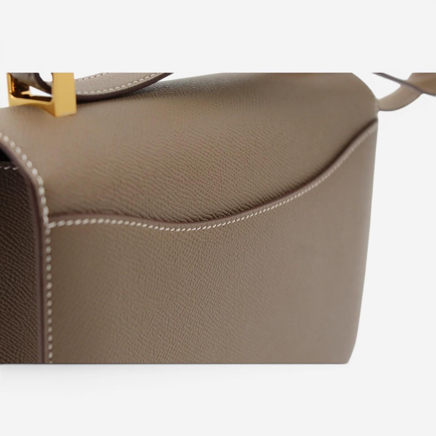 Hermès Constance 24 Etoupe Epsom Leather Shoulder Bag 083692CC