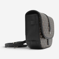 Goyard Belvedere PM Black Coated Canvas Crossbody Bag 2600040239033