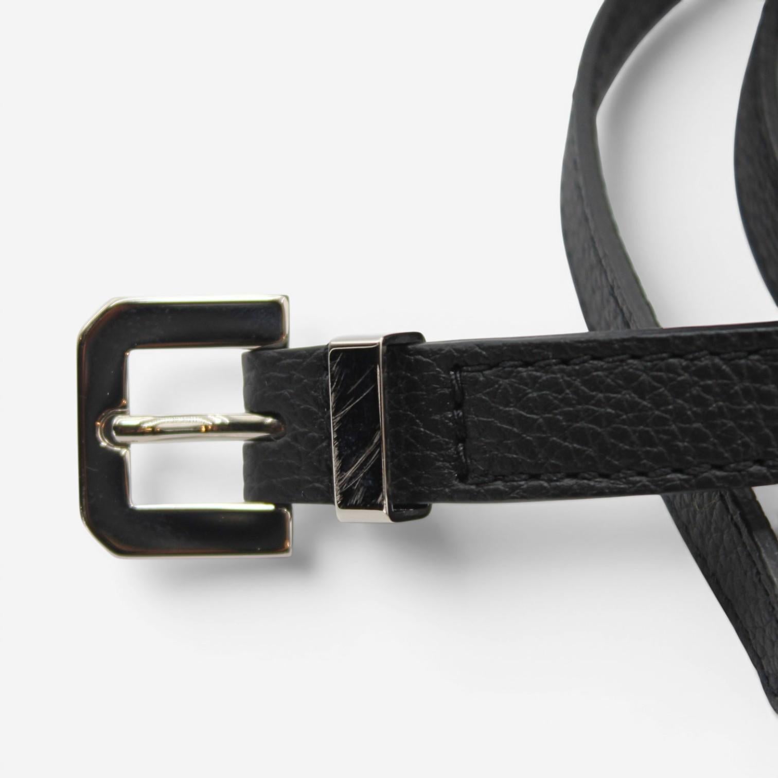 Goyard Belvedere PM Black Coated Canvas Crossbody Bag 2600040239033