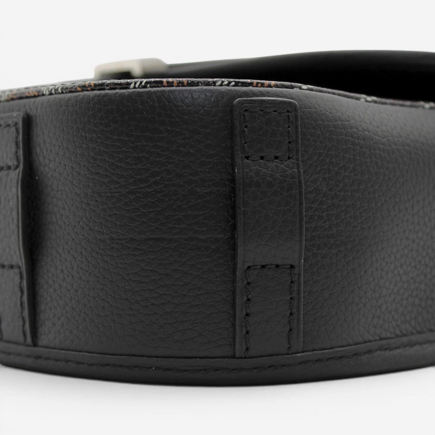 Goyard Belvedere PM Black Coated Canvas Crossbody Bag 2600040239033