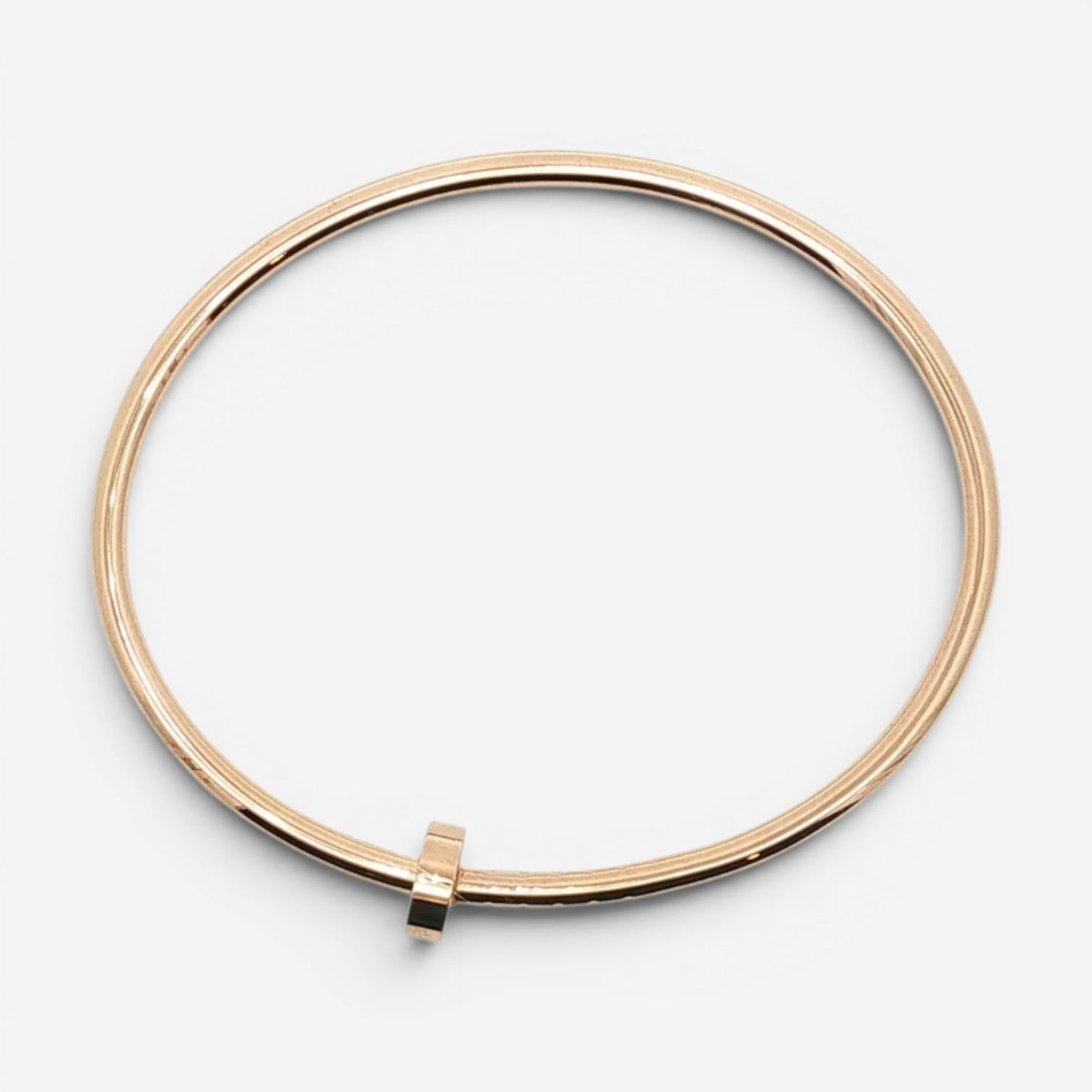 Cartier Juste Un Clou 18K Rose Gold Bangle Bracelet B6062515