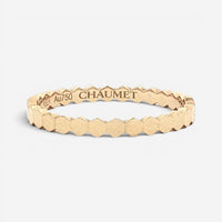 Chaumet Bee My Love 18K Yellow Gold Band Ring Sz. 8.75 081885-059