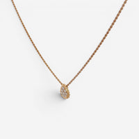 Boucheron Serpent Boheme 18K Rose Gold Diamond Pendant Necklace JPN00565
