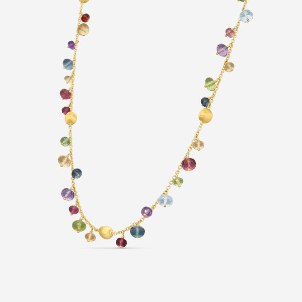 Marco Bicego Africa Multi-Gemstone 18K Yellow Gold Necklace CB2781_MIX02_Y_02