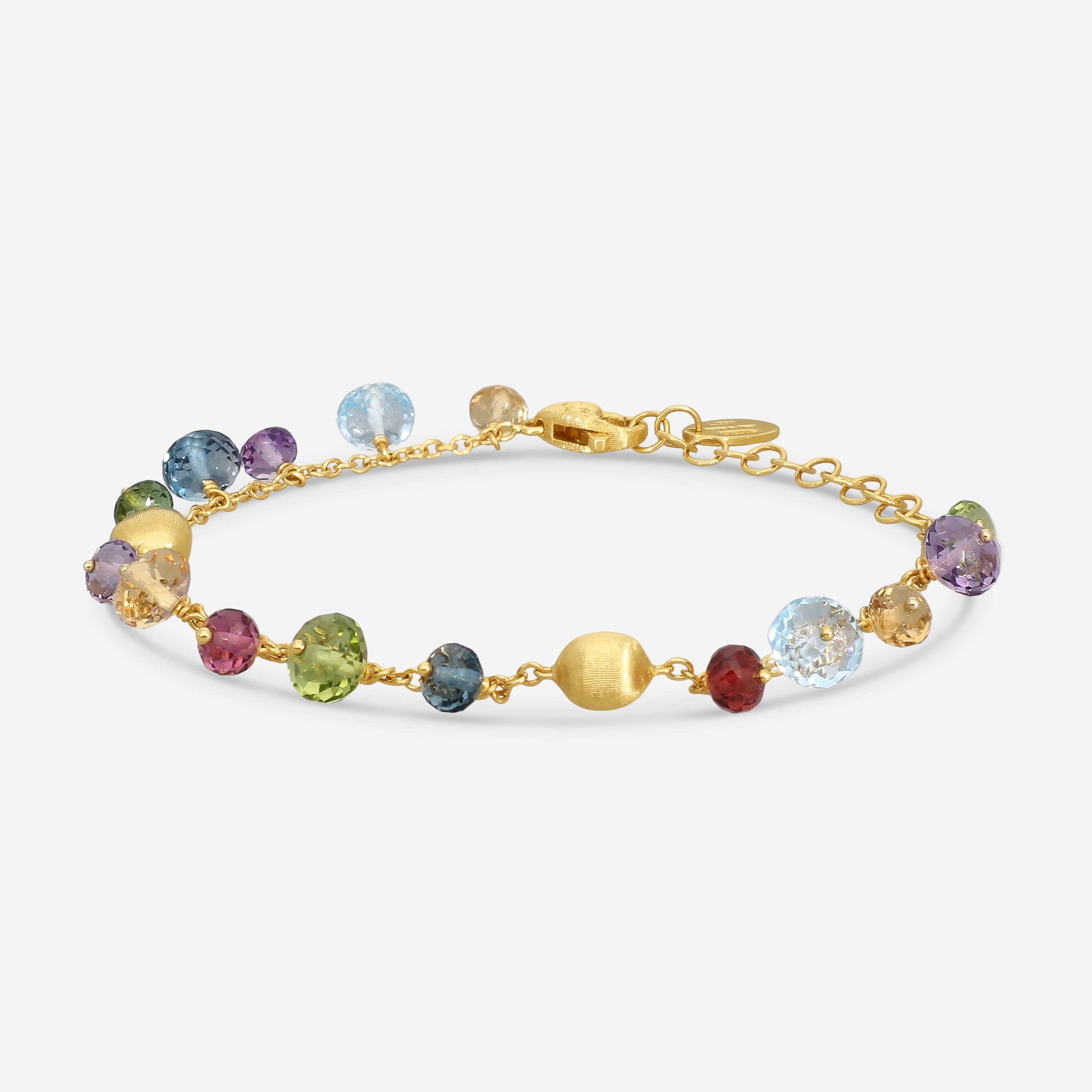 Marco Bicego Africa Multi-Gemstone 18K Yellow Gold Bracelet BB2781_MIX02_Y_02
