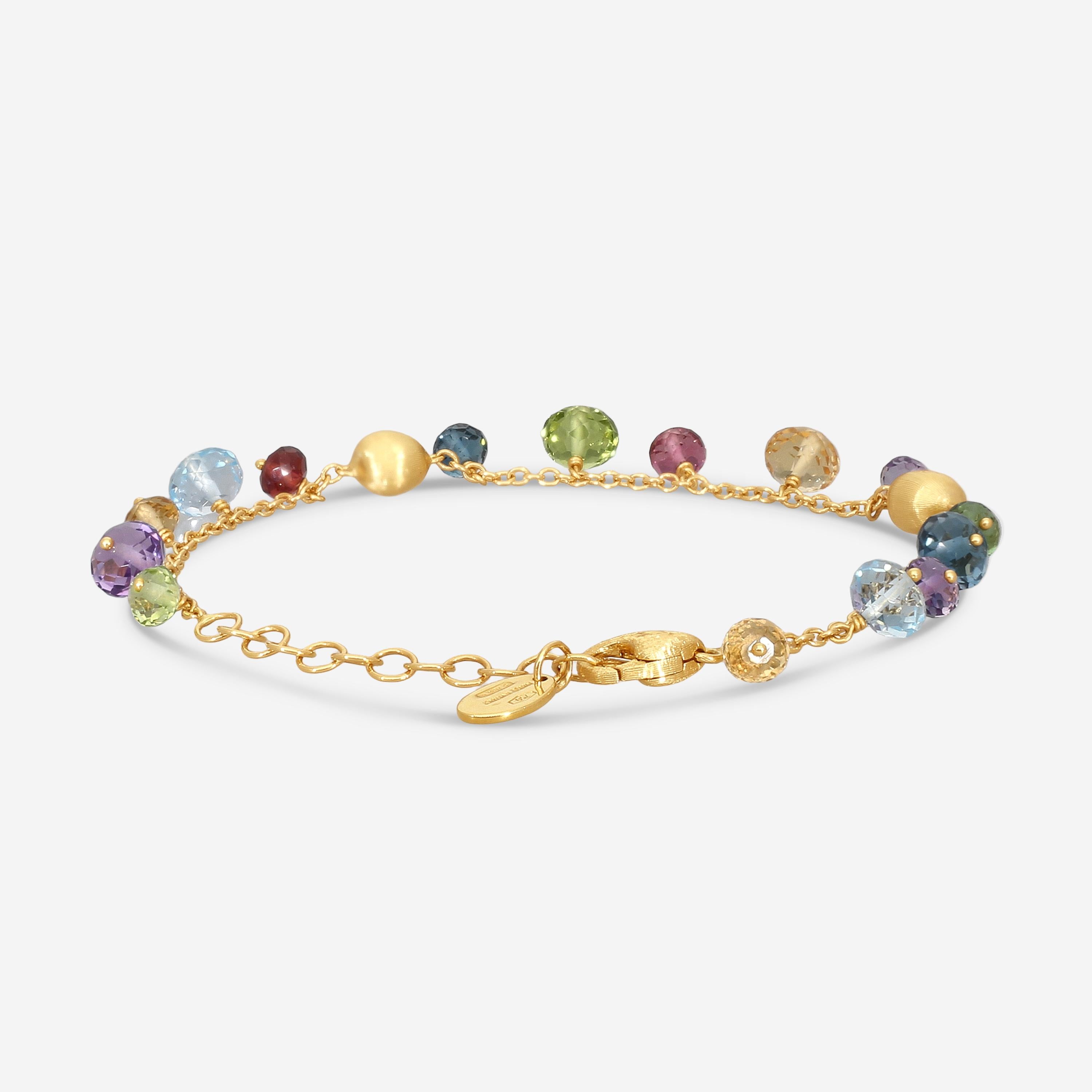 Marco Bicego Africa Multi-Gemstone 18K Yellow Gold Bracelet BB2781_MIX02_Y_02