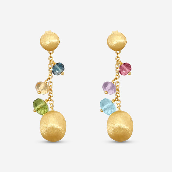 Marco Bicego Africa Multi-Gemstone 18K Yellow Gold Drop Earrings OB1860_MIX02 - THE SOLIST