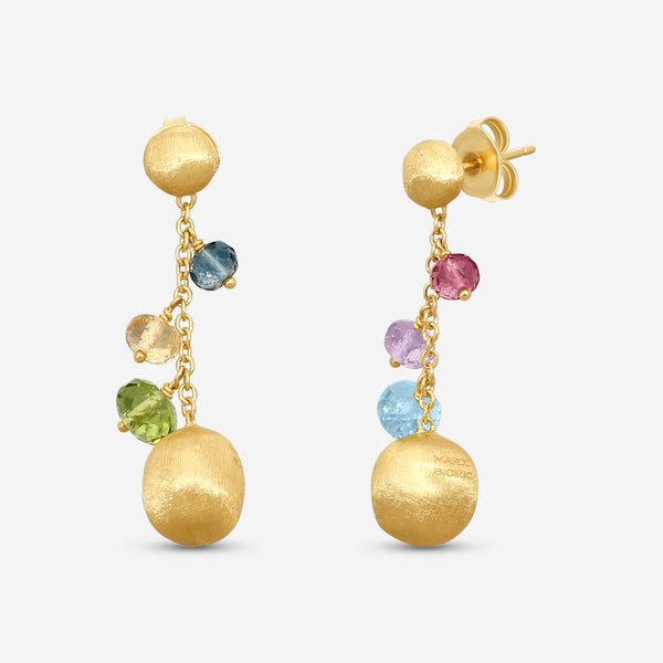Marco Bicego Africa Multi-Gemstone 18K Yellow Gold Drop Earrings OB1860_MIX02 - THE SOLIST