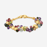 Marco Bicego Africa Multi-Gemstone 18K Yellow Gold Bracelet BB2782_MIX02_Y_02
