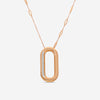 Ina Mar 18K Rose Gold Diamond Pendant Necklace 268076BR