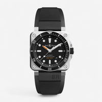 Bell & Ross Br-03 Diver Stainless Steel Automatic Men's Watch BR0392-D-BL-ST/SRB