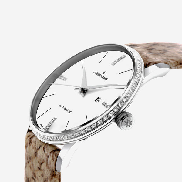 Junghans Meister Damen Diamond Stainless Steel  Women's Automatic Watch 27/4047.00 - THE SOLIST