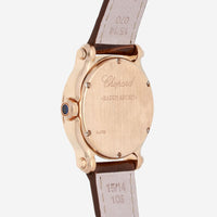 Chopard Happy Sport 18K Rose Gold & Diamond Quartz Ladies Watch 274189-5005 - THE SOLIST