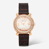Chopard Happy Sport 18K Rose Gold & Diamond Quartz Ladies Watch 274189-5005 - THE SOLIST