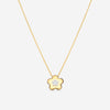 Crivelli 18K Yellow & White Gold Diamond Flower Pendant Necklace 276-11493 - THE SOLIST