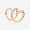 Crivelli Ricciolo Snake 18K Yellow Gold Diamond Ring Sz. 6 276-12439 - THE SOLIST
