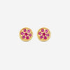 Sydney Evan Baby Disc 14K Rose Gold Pink Sapphire Stud Earrings 27736PS-R