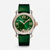 Chopard Happy Sport Stainless Steel & 18K Rose Gold Diamond Quartz Ladies Watch 278582-6007