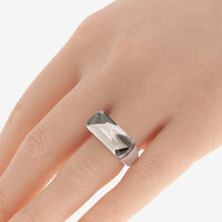 Baccarat Sterling Silver, Gray Crystal Statement Ring 2807998 - THE SOLIST