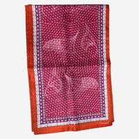 Baccarat Louxor Twill Silk Maxi Tie Pink Scarf 2810213
