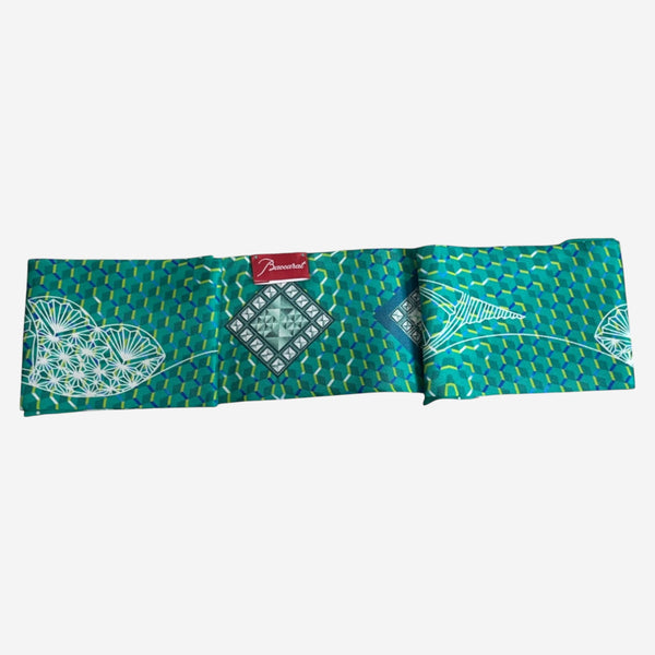 Baccarat Louxor Twill Silk Green Hair Band 2810802
