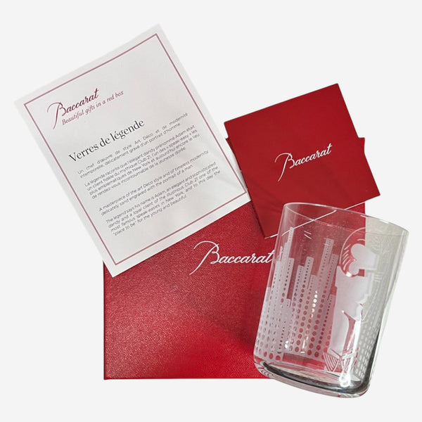 Baccarat Verres de Légende New York 1934 Clear Crystal Tumbler 2811786
