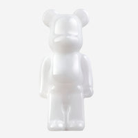 Baccarat Bearbrick Sterling Silver & White Crystal Pin 2814110 - THE SOLIST