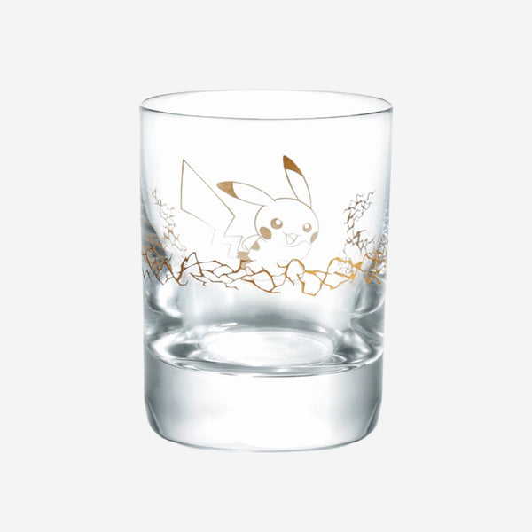 Baccarat Pikachu Lightning Gold Tumbler Glass 2815139