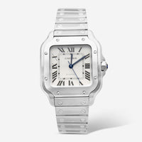 Cartier Santos de Cartier Medium Stainless Steel Automatic Men's Watch WSSA0029 - THE SOLIST