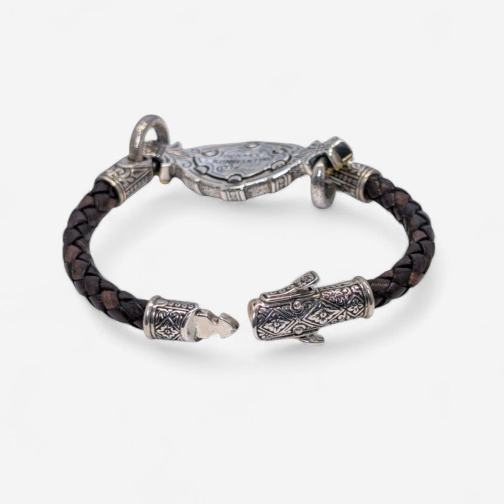 Konstantino Sterling Silver & Bronze Tiger Eye Bracelet BKJ663-300-134-BR