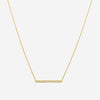 Sydney Evan Long Bar 14K Yellow Gold Diamond Pendant Necklace N29230S-YB18XT