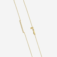 Sydney Evan Long Bar 14K Yellow Gold Diamond Pendant Necklace N29230S-YB18XT
