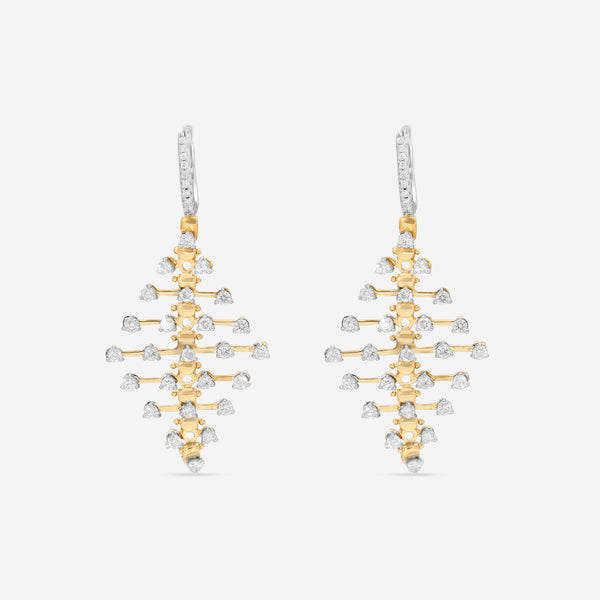 Crivelli 18K Yellow Gold Small Soft Diamond Drop Earrings 295-3507