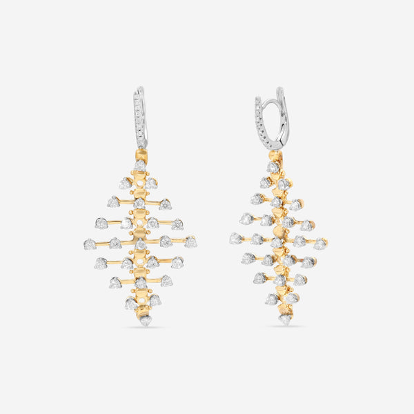 Crivelli 18K Yellow Gold Small Soft Diamond Drop Earrings 295-3507