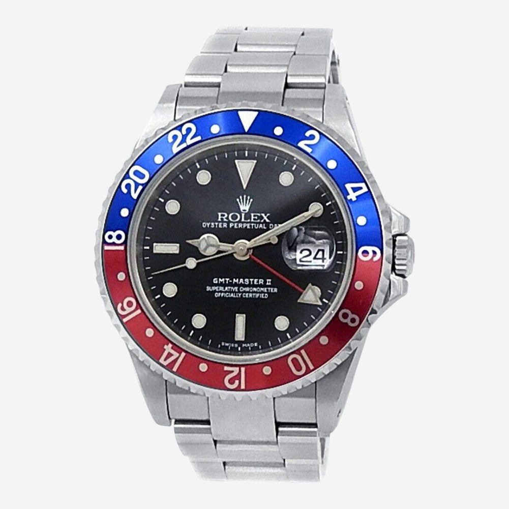 Rolex GMT-Master II Stainless Steel Automatic Men's Watch 16710 - THE SOLIST