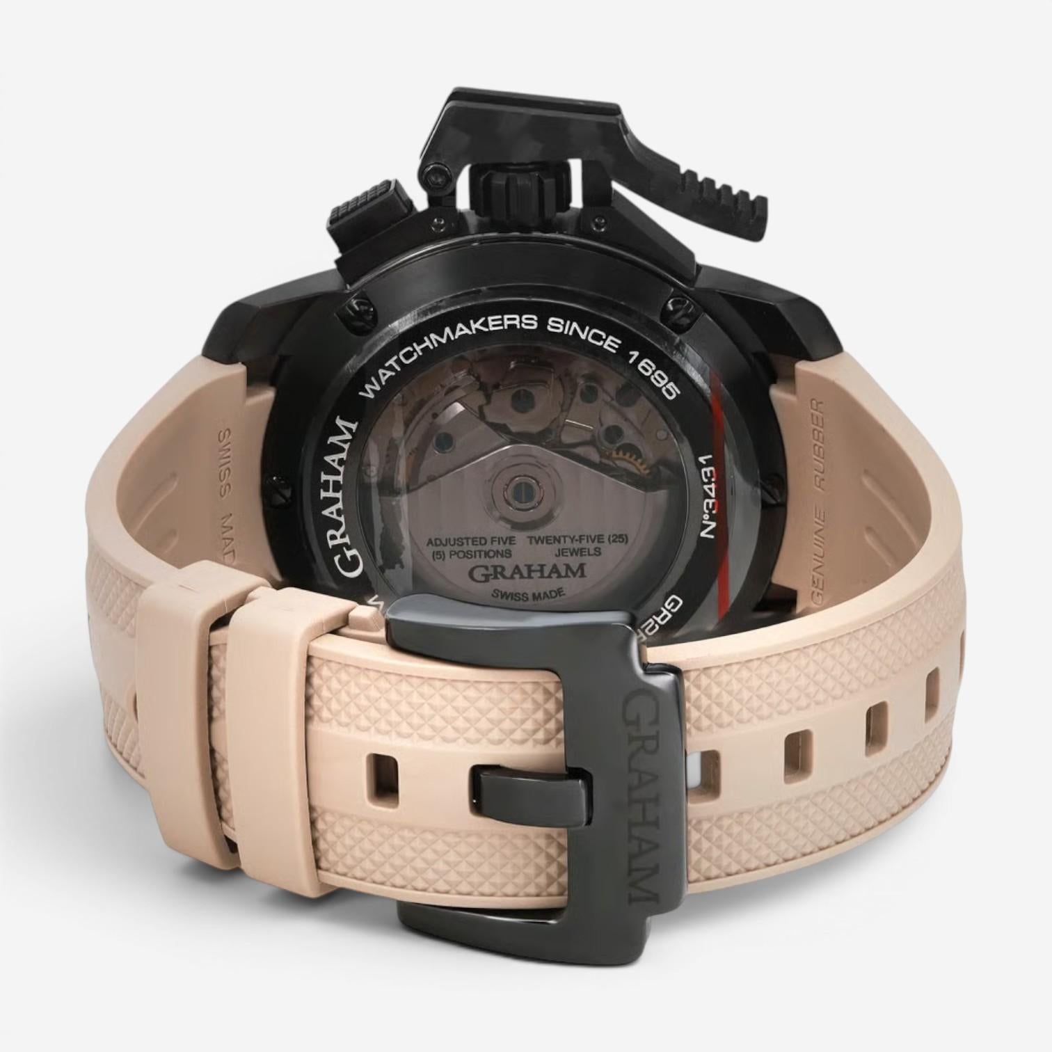 Graham Chronofighter Stainless Steel Automatic Men's Watch 2CCAU