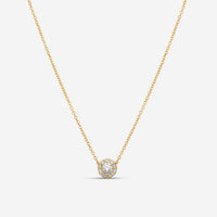 Suna 18K Rose Gold Diamond Pendant Necklace N7567PG50