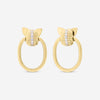 Roberto Coin Opera 18K Yellow Gold Diamond Earrings 7772806AYERX