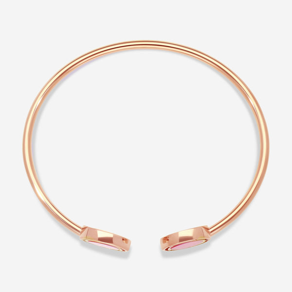 Damiani D. Side 18K Rose Gold Diamond & Red Stone Cuff Bracelet 20086731