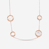 Damiani D. Side 18K Rose Gold Diamond & Mother of Pearl Station Necklace 20080105