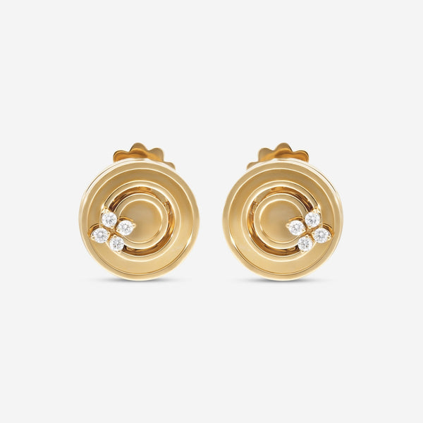 Roberto Coin Love in Verona 18K Yellow Gold Diamond Earrings 8883124AYERX