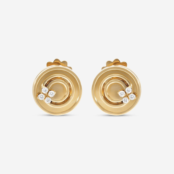 Roberto Coin Love in Verona 18K Yellow Gold Diamond Earrings 8883124AYERX