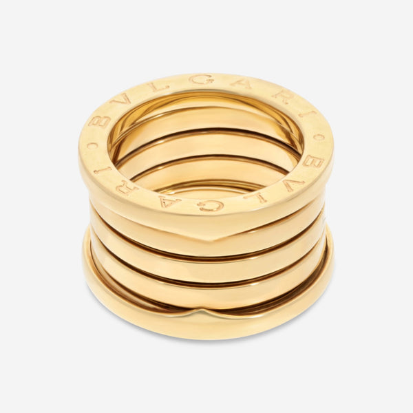 Bulgari B.Zero1 18K Yellow Gold Five Band Ring Sz. 4.25 83265211