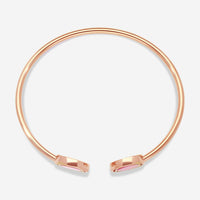 Damiani D. Side 18K Rose Gold Diamond & Red Stone Cuff Bracelet 20086731