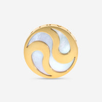 Bulgari B.Zero1 18K Yellow Gold Mother of Pearl Ring Sz. 6 355067