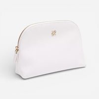 Rapport Tuxedo White Leather Makeup Bag BR113 - THE SOLIST