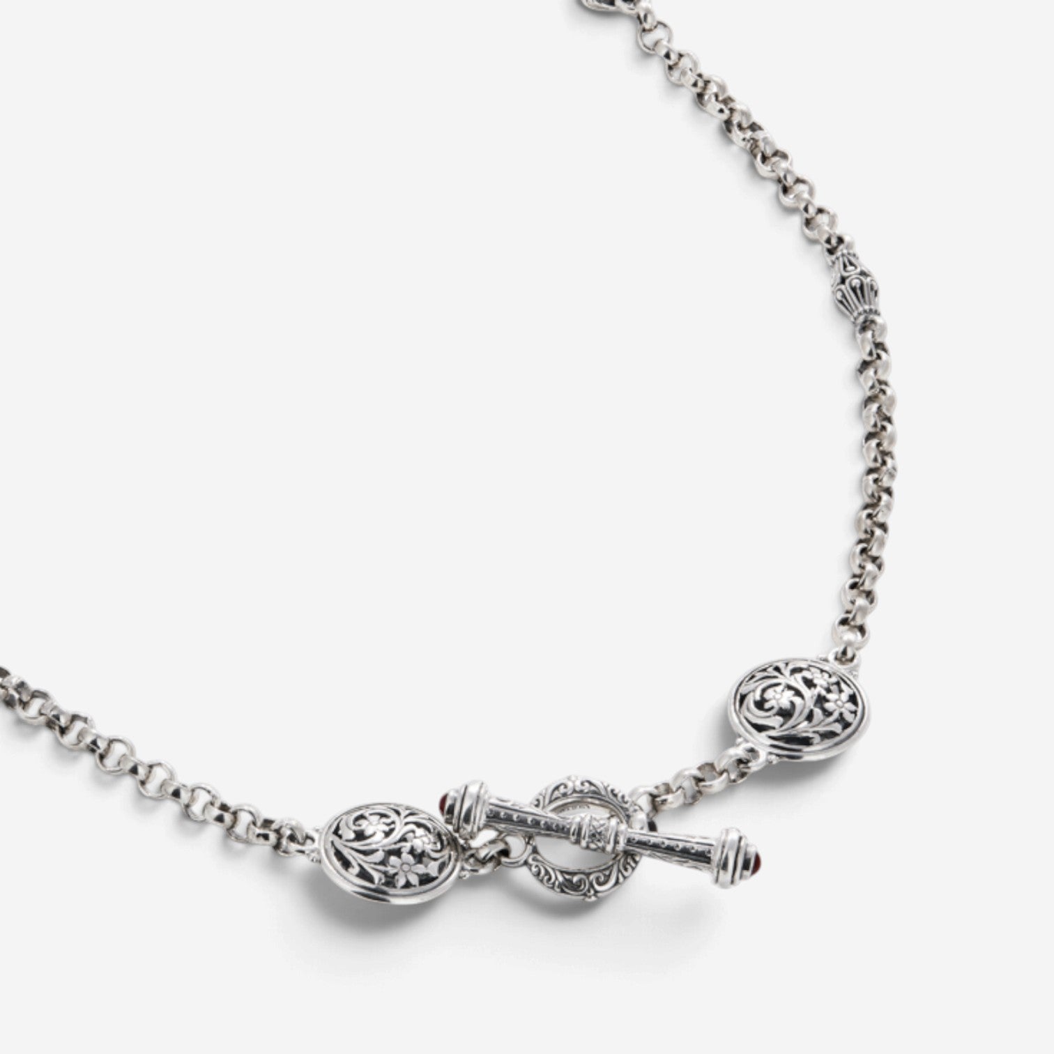 Konstantino Classic Sterling Silver 18k Yellow Gold Necklace KOMK4579-130-18-2U - THE SOLIST