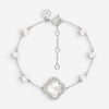Morganne Bello Victoria Pearls 18K White Gold Pearl & Diamond Bracelet 3062WB111