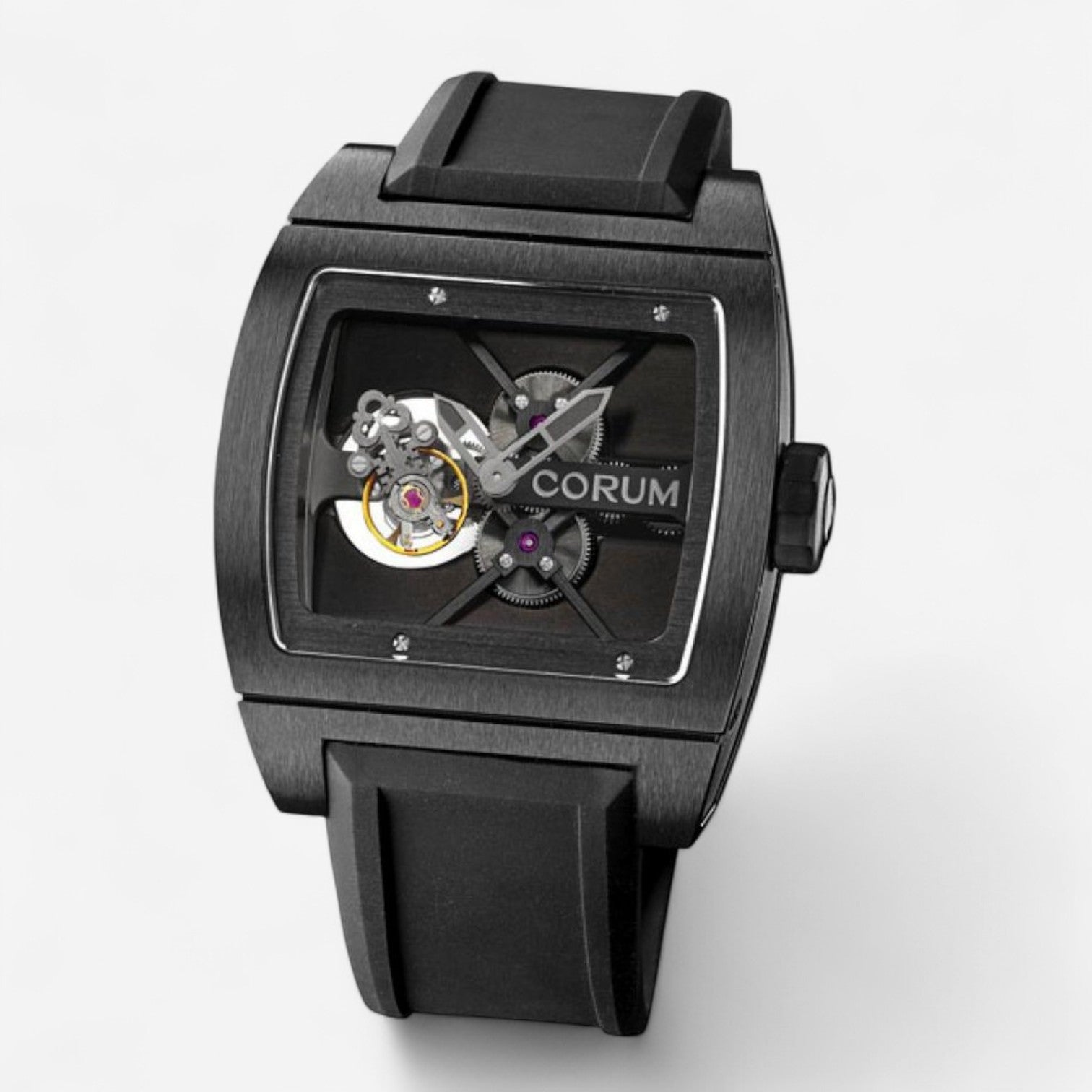 Corum Ti-Bridge Tourbillon Titanium Manual Wind Men’s Watch 022.700.94/F371.0000