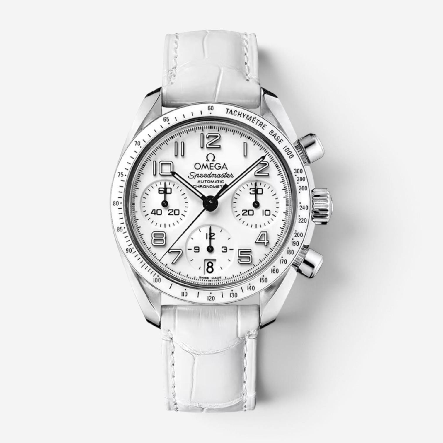 Omega Speedmaster 38 Chronograph Stainless Steel Automatic Unisex Watch 324.33.3